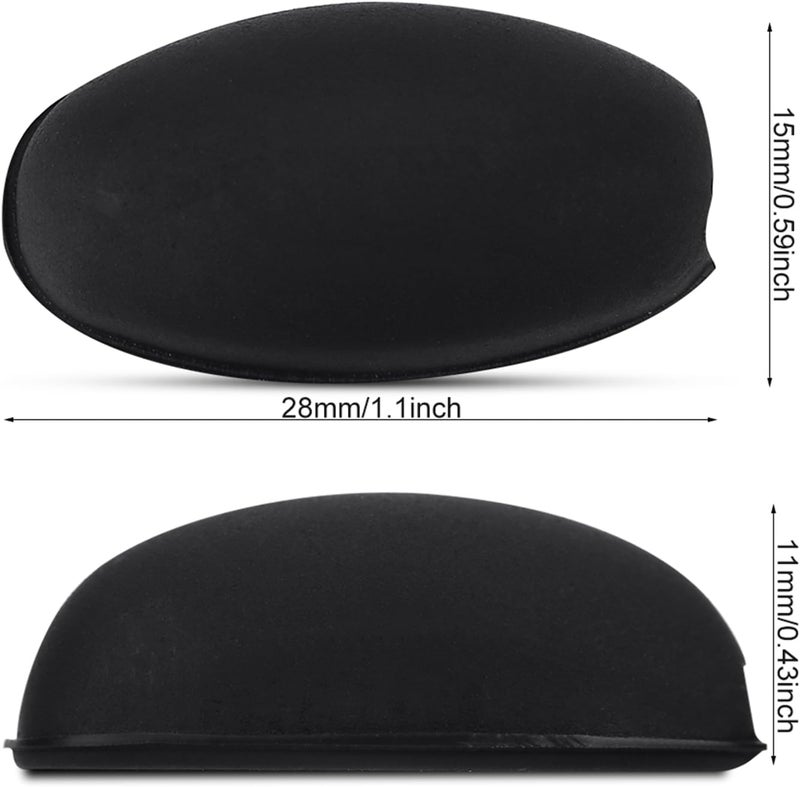 KooingTech 3PCS Saxophone Rubber Thumb Rest, Silicone Thumb Rest Palm Key, Black Saxophone Key Pad for Alto Tenor Soprano Sax Key Pad Accessories - Image 5